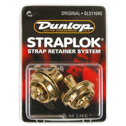 [던롭기타스트랩락] Dunlop Guitar Strap Lock DESIGN BRASS 기타 스트랩 / 스트렙 락 /기타악세사리