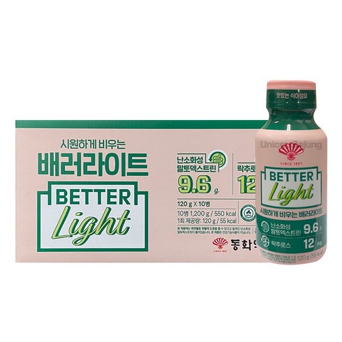 난소화성말토덱스트린 - 동화약품 식이섬유 배러라이트 120g 난소화성말토덱스트린, 120ml, 10개