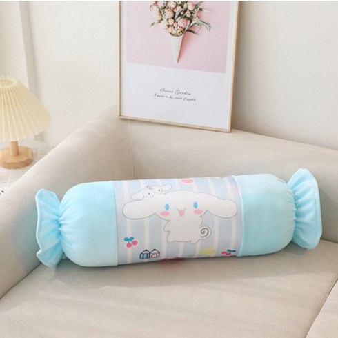 산리오 사탕 쿠션 (솜포함) 70cm 베게 소파 침실 거실 시나모롤 마이멜로디 쿠로미