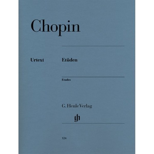 쇼팽에튀드 - 쇼팽 연습곡집 : Chopin Etudes, 쇼팽 저, G. Henle Verlag