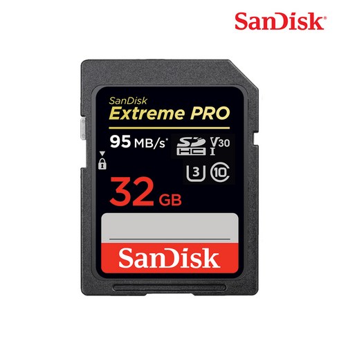 샌디스크 SD메모리카드 SDHC Extreme Pro 익스트림 프로 UHS-I SDXXO 32GB, 32기가