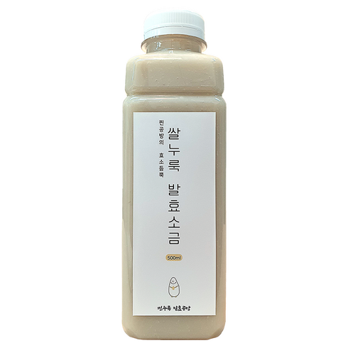 찐누룩 발효소금/저염소금/발효소금/천연조미료, 1개, 500ml