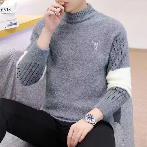 2023년 가성비 최고 남자명품니트 - NEW 명품 고급 남성 스웨터 니트 핸드메이드