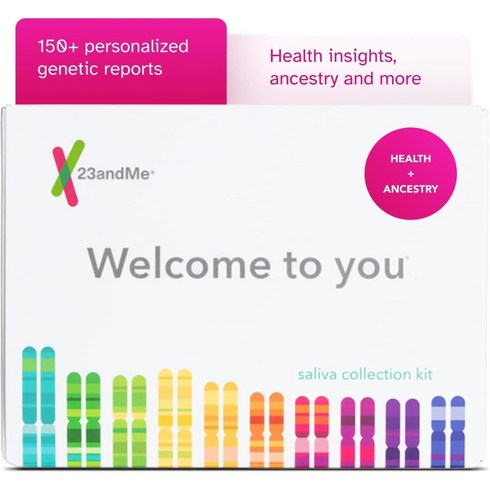 23andme - 23andMe 건강 + 혈통 DNA 검사 중요 검사 정보 참조, 1개