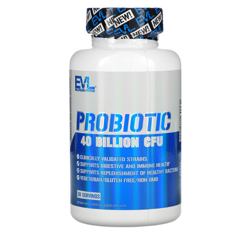 ev3장기렌트 - EVLution Nutrition 프로바이오틱 400억 CFU / 유산균 장 건강 면역 영양제, 3개, 30정