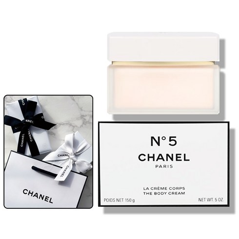 샤넬 NO5 바디 크림 (백화점 선물포장+쇼핑백), 1개, 150g