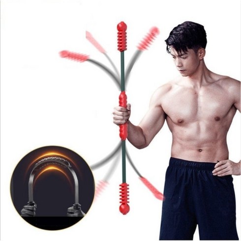 프로홈트 제2세대 플렉시바 탄력봉 근육진동 운동기 완력기 겸용