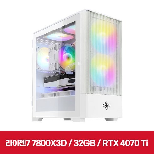 이엠텍 레드빗 PC HERO - R7N502 (R7-7800X3D/RTX4070 Ti OC/32GB(16x2)/SSD1TB)