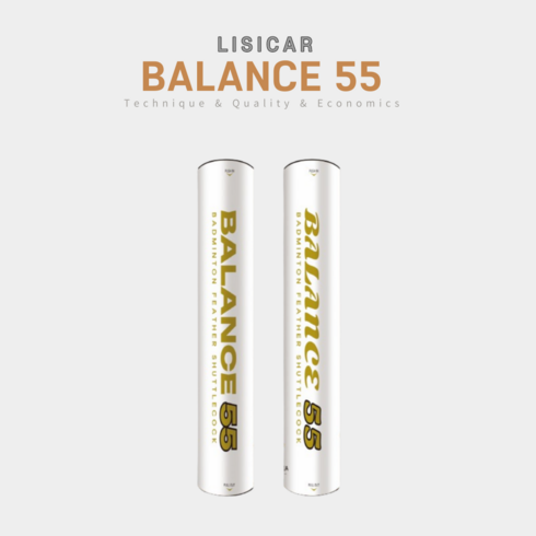 밸런스 55 BALANCE55 배드민턴 셔틀콕 1타(12콕)