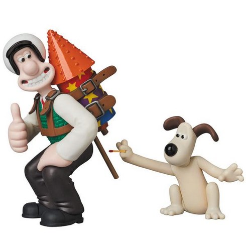 MEDICOMTOY 메디콤 토이 UDF 울트라디테일 피규어 Aardman Animations ＃2 WALLACE ＆ GROMIT [월레스 앤 그로밋], 단일