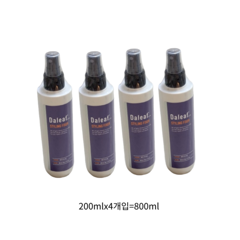 달리프헤어스프레이 - 달리프 글램 스타일링 헤어픽서 스프레이, 800ml, 2세트