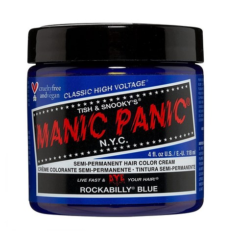 매닉패닉 헤어컬러 헤어매니큐어 로커빌리 블루 118ml MANIC PANIC, 기본, 1개, 1개