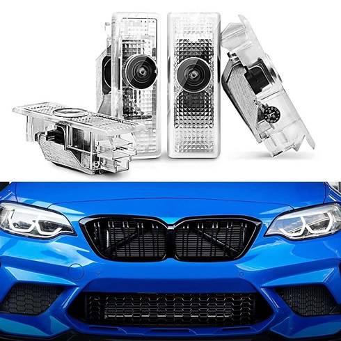AZBESTPRO BMW 페이드리스 HD 쿼츠 글라스 프로젝터 웰컴 라이트 액세서리 1 2 3 4 5 6 7 M GT X1 X2 X3 X4 X5 X6 X7 시리즈용 도어 고스트
