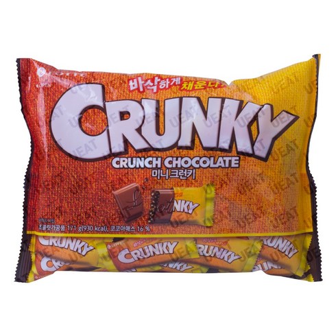 롯데제과 미니 크런키, 171g, 3개