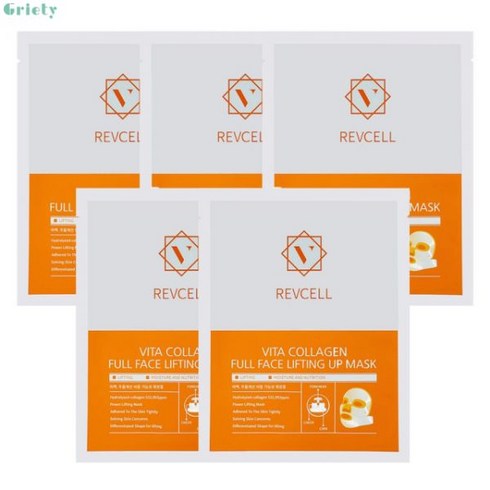 리브이셀 리프팅팩 리프팅업 실마스크 풀페이스 리프팅마스크밴드 5매 11203530, 마스크팩 5매입 1BOX, 1개