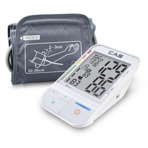 cas혈압계 - CAS 카스 가정용 혈압계 MD4180 자동전자 혈압측정기, MD4180 화이트, 1개