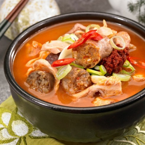 가마솥 순대국밥 - 얼큰 가마솥 순대국 순대국밥 700g, 5개