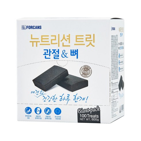 포켄스 뉴트리션 트릿 100p +15p 800g 관절 뼈 영양제 / 맛있는 영양제