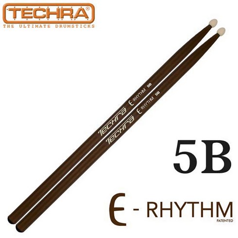 Techra Pairs - E-Rhythm Sticks 5B / 테크라 전자드럼용 카본 스틱, *, *