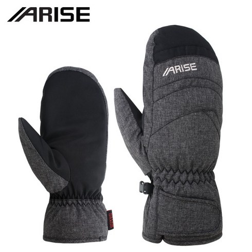 2023년 가성비 최고 awga021 - 어라이즈 AWGA021GY 성인 주니어 스키 보드 벙어리장갑, 그레이M