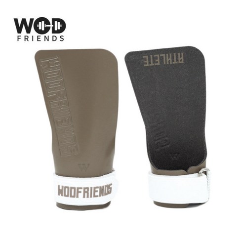 와드프렌즈 애슬릿그립 PRO 다크베이지 / 크로스핏그립 손바닥 보호대, 1개
