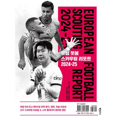 유럽축구가이드북 - 유럽 풋볼 스카우팅 리포트 2024-25, 하빌리스, 장원구 외 5인