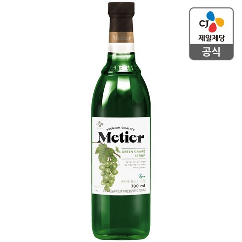 메티에 청포도 시럽, 1개, 700ml