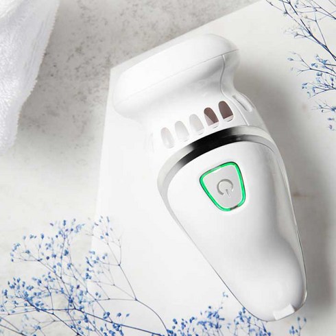 세계 최초 특허받은 글라스로 만든 흡입형 충전식 전동 발각질 제거기