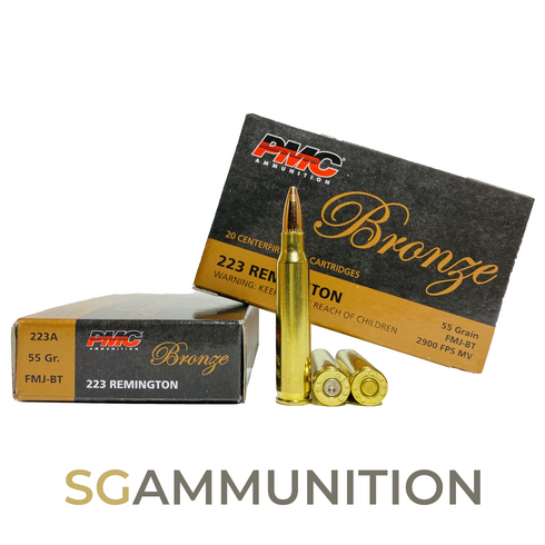실물기반의 5.56 X 45mm 55gr FMJ 더미탄 1발 (모형탄 모형총알 PMC), Brass