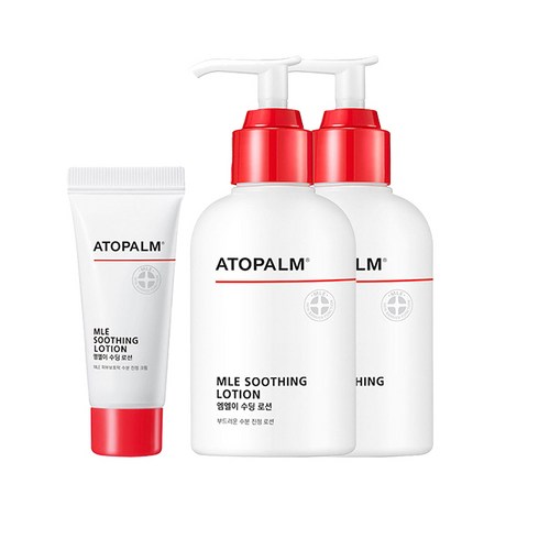 아토팜세트 - 아토팜 ATOPALM MLE 수딩로션 200ML 2개 + 추가 80ML, 1세트