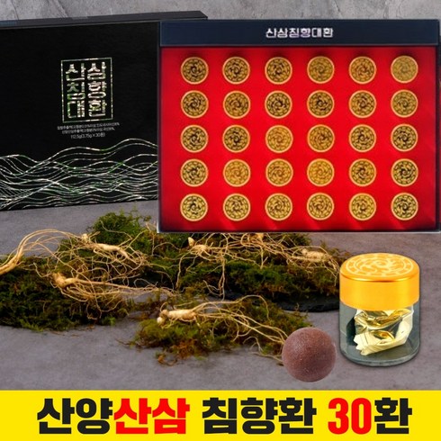 2023년 가성비 최고 산양산삼침향환 - [산양산삼진액] 케어진 산삼 침향대환 침향환 30환, 단품, 1개