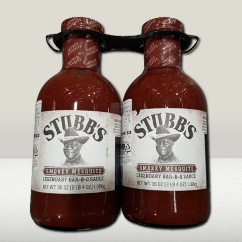 STUBBS 스모키 바베큐소스 - 스텁스 스모키 바베큐소스 코스트코, 1.2kg, 2개