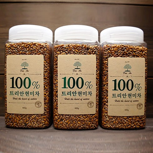 전남함평_100%트리안작두콩알차_250g[1병]_2023 햇 작두콩, 1세트, 100%트리안현미차_2400g[400g_6병]