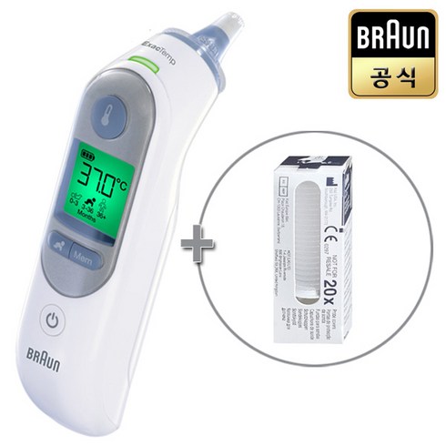 [공식판매점] 브라운 IRT6520 귀적외선체온계 써모스캔7 국내AS가능, 1개