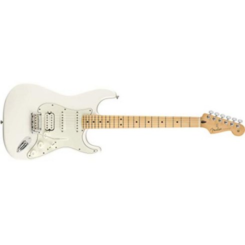 Fender 펜더 플레이어HSS 스트라토캐스터 일렉기타 Stratocaster HSS 맥펜, 화이트, 메이플