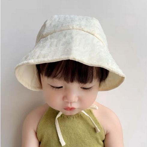 블랙체리 유아동 레이스 보넷