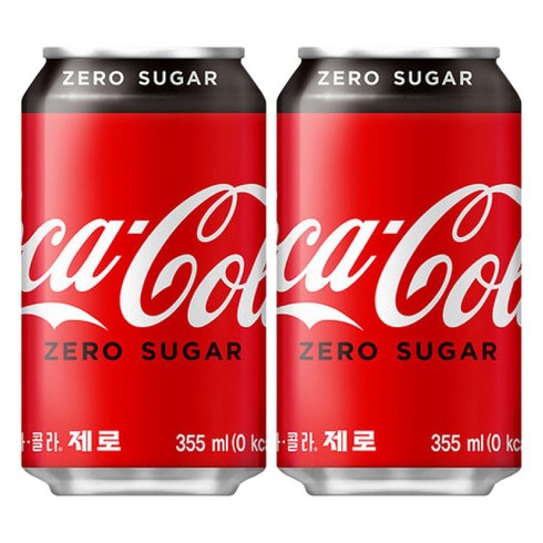 2023년 가성비 최고 코카콜라제로 - 코크제로 코카콜라 제로 캔, 355ml, 24개