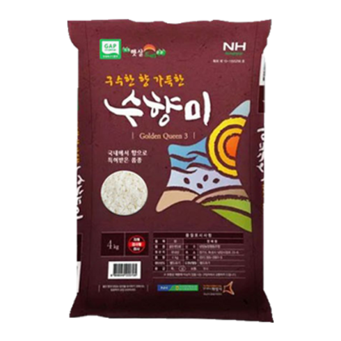 수향미 - 수향미 골든퀸 3호 백미, 4kg, 1개