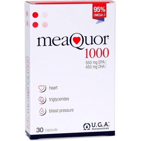 오메고르 메아큐어 오메가3 EPA DHA 30캡슐 omegor Meaquor 1000, 30개, 1개