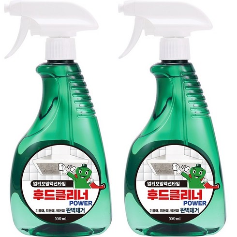 은나노스텝 후드클리너 파워 550mL x2, 2개