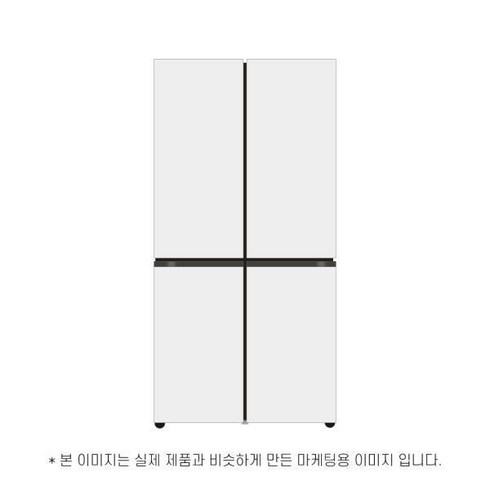 LG전자 DIOS 오브제컬렉션 냉장고 (T873MWW111) 870L/메탈/화이트