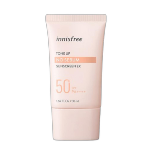 이니스프리 톤업 노세범 선스크린 EX 50ml 1개 무기자차 선크림(SPF50+)