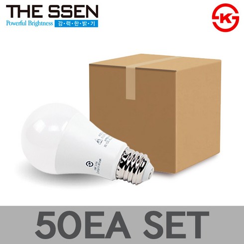 더쎈 LED 전구 벌브 12W 50EA 1BOX, 50개, 주광색(하얀빛)