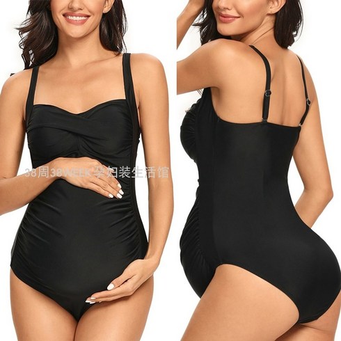 2023년 가성비 최고 겨울호캉스 - 임산부수영복 겨울 호캉스 모노키노 빅사이즈 만삭 휴양지 태교여행 임부 산모 커버업 원피스