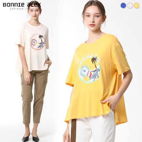 보니알렉스 보니알렉스 서퍼 트임 티셔츠