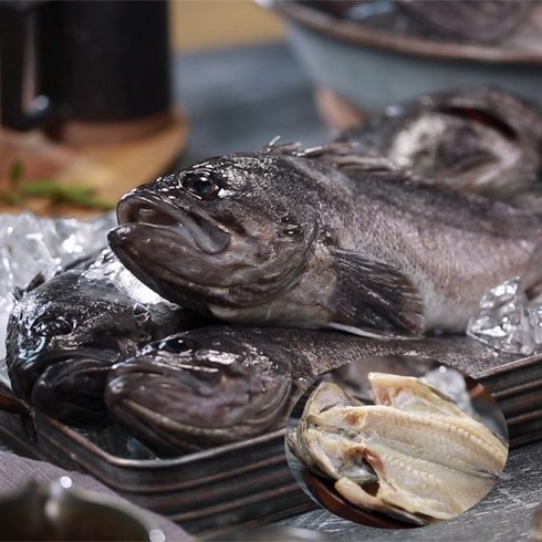 국내산 반건조 특대 우럭 300g7마리 - [쇼핑엔티] [궁중요리이수자 김하진 추천!!] 김하진 국내산 반건조 우럭 7마리, 없음, 7개