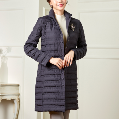 마엘 마엘 에센셜 다운 하프코트 E214CT02
