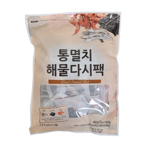코스트코 통멸치 해물 다시팩 15g X 30입, 1개