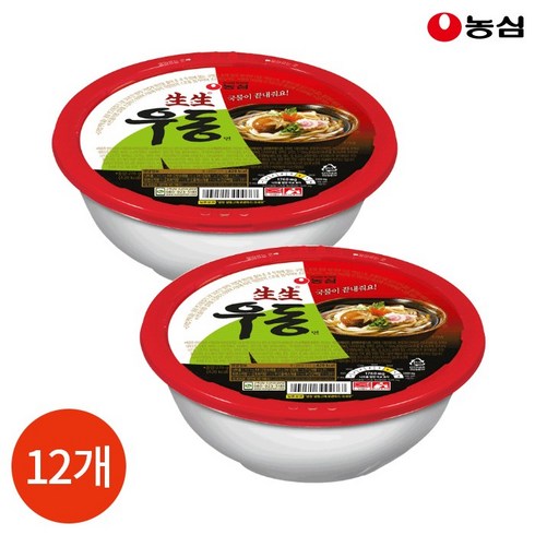 농심 생생우동용기 276g x 12개 1BOX