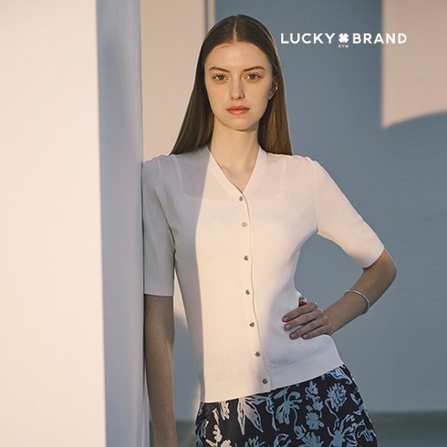 럭키브랜드 24SS LUCKY 티셔츠 4종 - [Lucky Brand] 럭키브랜드 24SS 반팔 가디건 3종